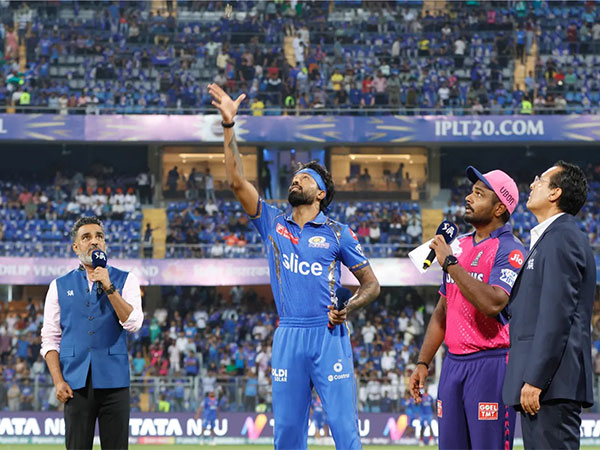 Visuals from MI vs RR toss (Photo: IPL) 