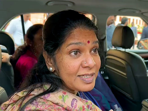 DMK MP K Kanimozhi (File Photo/ANI)