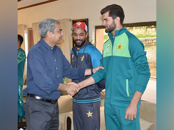 Mohsin Naqvi meets Shaheen Afridi (Photo: PCB/X)