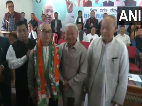 Four eminent figures join Congress in Manipur (Photo/ANI)