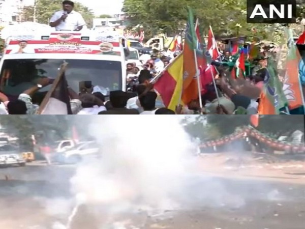 Fiery start to campaign by Paarivendhar from TN's Tiruchirappalli (Photo/ANI)
