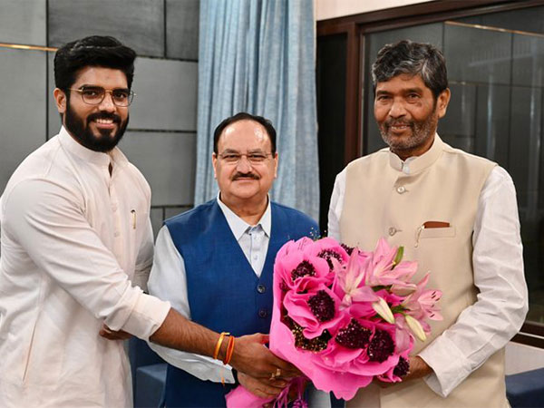 BJP President Nadda meets RLJP president Pashupati Paras (Photo: X/@JPNadda)