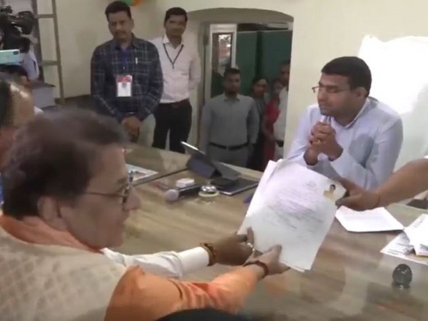 BJP candidate Arun Govil files nomination from Meerut (Photo/ANI)
