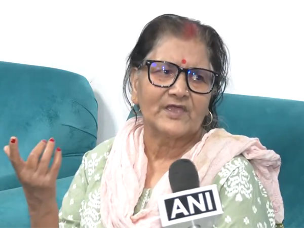 Radhika Singh, mother of Aam Aadmi Party MP Sanjay Singh. (Photo/ANI)
