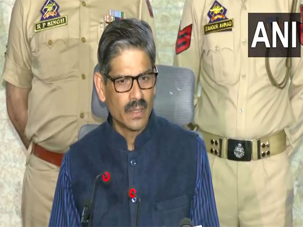J&K DGP RR Swain (Photo/ANI)