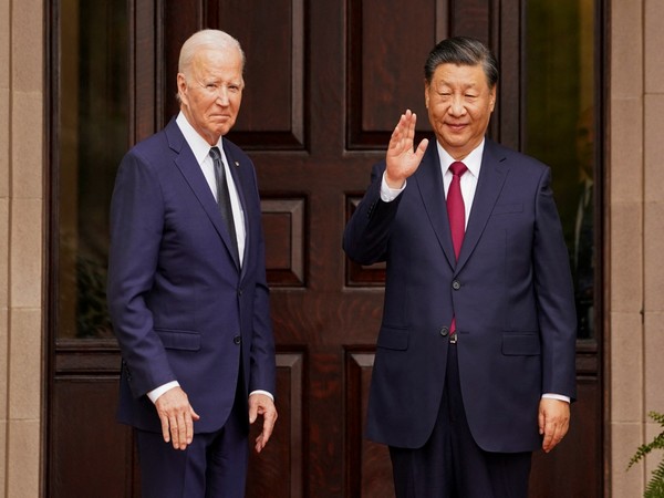 US President Joe Biden meets Chinese President Xi Jinping on sidelines of APEC summit, in Woodside in November 2023 (Photo/Reuters)