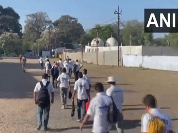 ASI team going to conduct survey at Bhojshala complex (Photo/ANI)