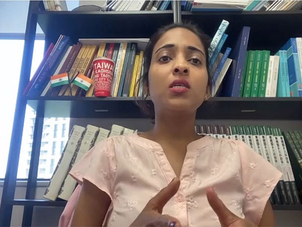 Indian researcher in Taiwan, Sana Hussain (Photo/ANI)