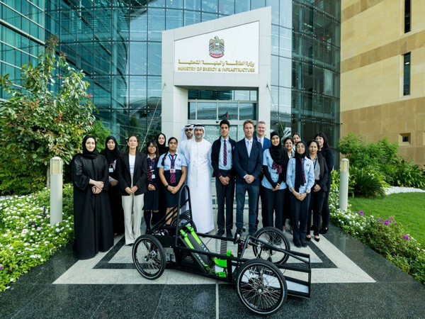 Ministry of Energy and Infrastructure supports UAE electric vehicle engineers of future (Photo/WAM)