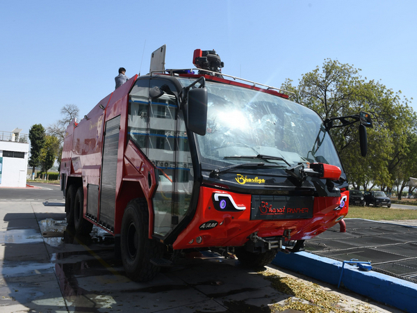 Indian Air Force receives first indigenous Crash Fire Tender (Source/@IAF_MCC)