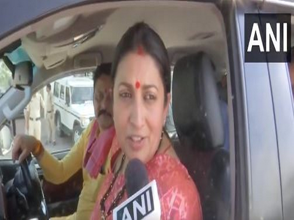 Union Minister of Women and Child Development of India and BJP leader Smriti Irani (Photo/ANI)
