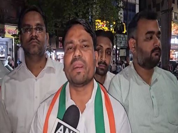 Congress Mathura Lok Sabha candidate Mukesh Dhangar (Photo/ANI)