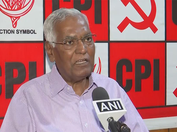 CPI General Secretary D Raja (Photo/ANI)