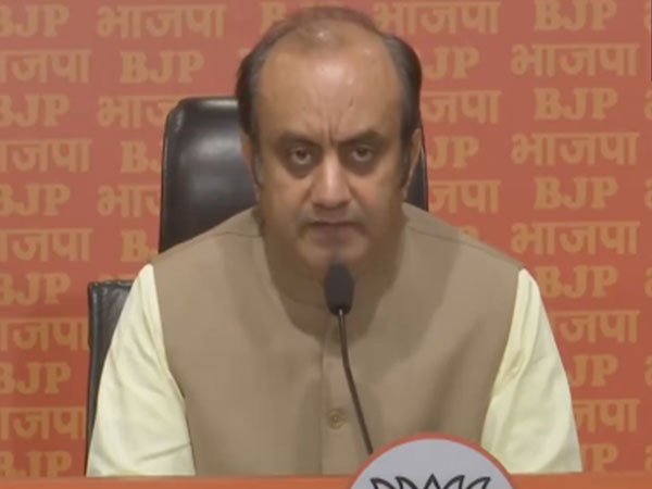 BJP MP and national spokesperson Sudhanshu Trivedi (Photo/ANI)
