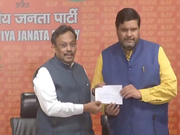 Gourav Vallabh joins the BJP (Photo/ANI)
