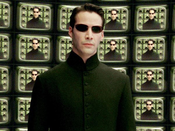 Keanu Reeves in a still from 'The Matrix' (Image source: Instagram)