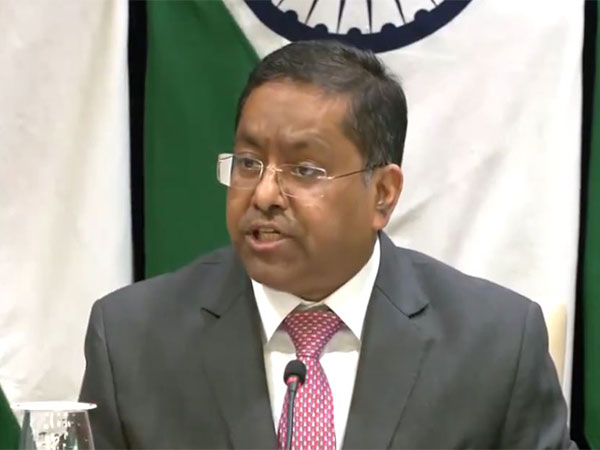 Ministry of External Affairs official spokesperosn Randhir Jaiswal (Photo/ANI)