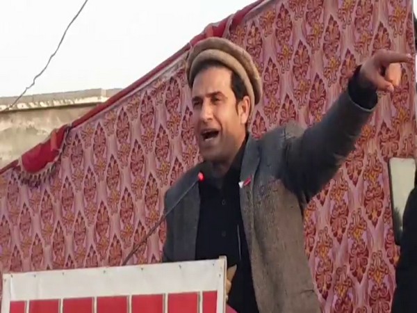PoK leader Toqueer Gilani (Image Credit: Screengrab of visuals)