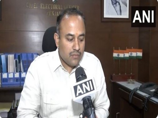 Punjab Chief Electoral Officer (CEO) Sibin C (Photo/ANI)