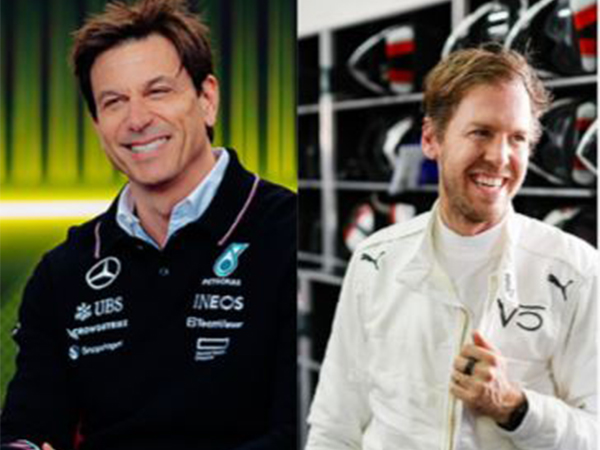 Toto Wolff and Sebastian Vettel (Photo: Mercedes-AMG PETRONAS F1 Team/ Sebastian Vettel)