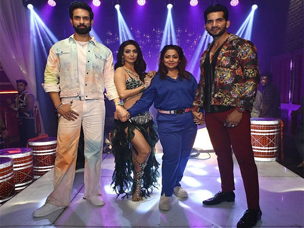 Rajeev Sen, Heena Panchal, Eram Faridi and Abhilash Chaudhary at the Muhurat of Shaadibaaz