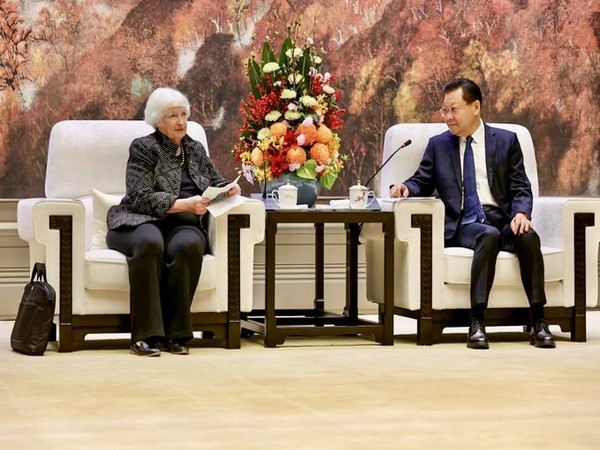 US Treasury Secretary Janet Yellen, Guangdon Governor g Governor Wang Weizhong (Image Credit: X/@SecYellen)