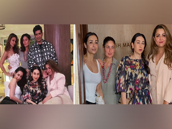 Kareena Kapoor Khan, Karisma Kapoor, Malaika Arora, Amrita Arora (Image Source: ANI)