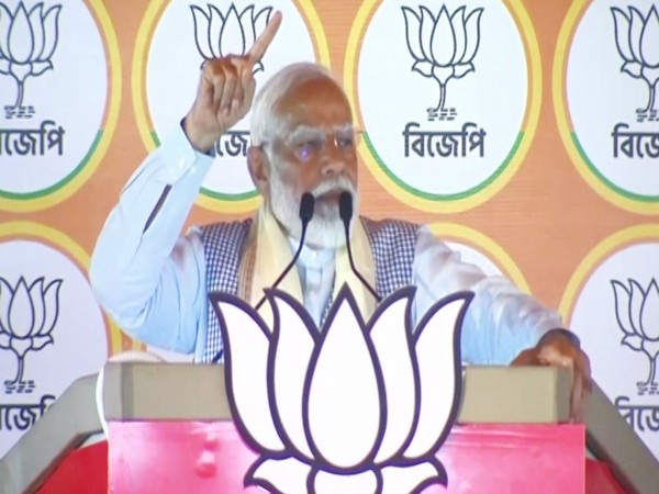 Prime Minister Narendra Modi in Jalpaiguri (Photo/ANI)