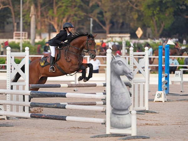 Stasya Pandya in action during Junior National Equestrian Competition (Image: EFI media)