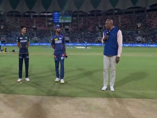 Shubman Gill and KL Rahul during toss (Photo: IPL/X)