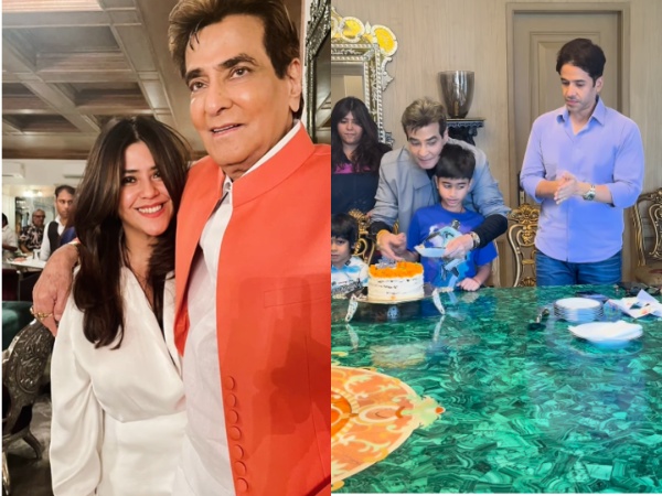 Jeetendra, Ektaa R Kapoor, Tusshar Kapoor (Image source: Instagram)