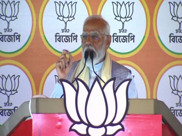 Prime Minister Narendra Modi in Jalpaiguri (Photo/ANI)