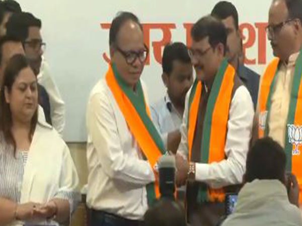  Former UP DGP Viijay Kumar Singh joins BJP (Photo/ANI)