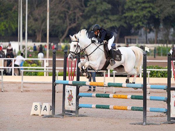 Jaden Steven D’Souza in action during Junior National Equestrian (Image: EFI)