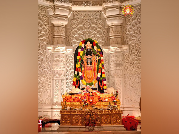 Ram Lalla in Ayodhya  Photo sourced from X handle @ShreeRamTeerth