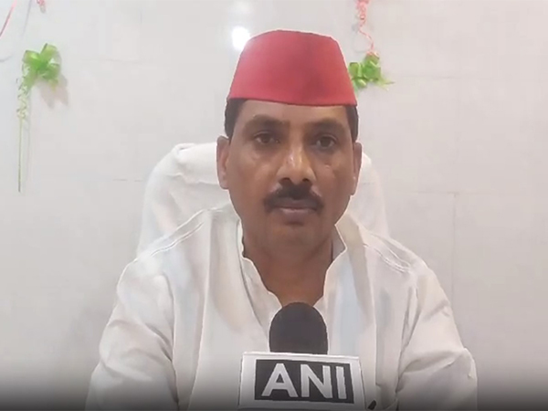 Samajwadi Party leader Brijesh Kumar Gautam (Photo/ANI)