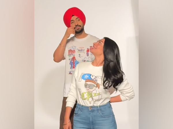 Diljit Dosanjh, Neeru Bajwa (Image source: Instagram/diljitdosanjh)