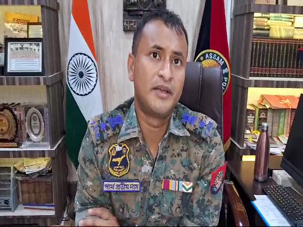 Partha Pratim Das, SP, Karimganj. (Photo/ANI)