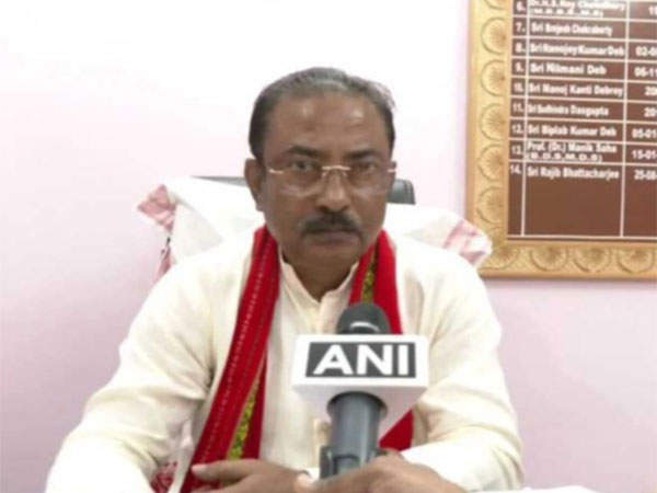 Rajib Bhattacharjee, Tripura BJP President (Photo/ANI)