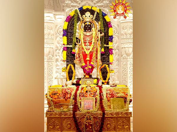 Ram Lalla in Ayodhya (Photo sourced from X handle @ShreeRamTeerth)