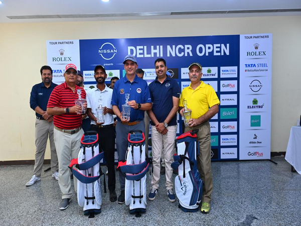 Rashid Khan’s team winning Pro-Am event (Image: PGTI)
