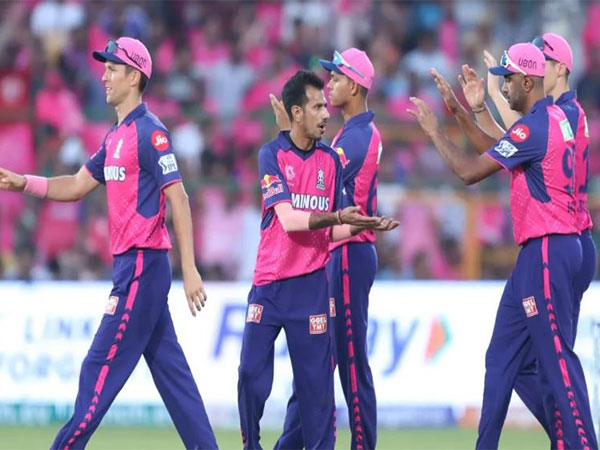 Yuzvendra Chahal (centre). (Photo- Rajasthan Royals website)