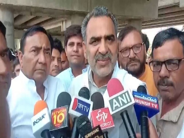 BJP candidate from Muzaffarnagar Sanjeev Balyan (Photo/ANI)