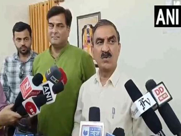 Himachal Pradesh CM Sukhvinder Singh Sukhu (Photo/ANI)