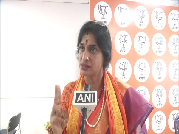 BJP candidate Madhavi Latha. (Photo/ANI)