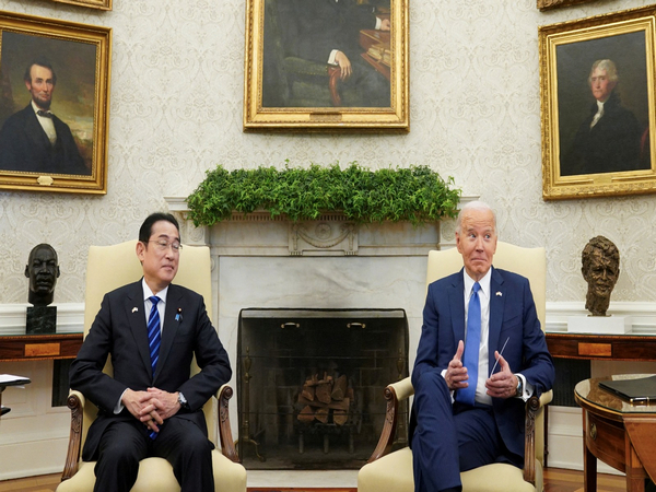 Biden hosts Japanese Prime Minister Kishida for a state visit the White House in Washington (Photo/Reuters)