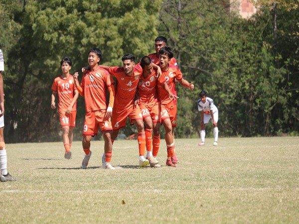Punjab FC players celebrating a goal. (Photo- RFDL)