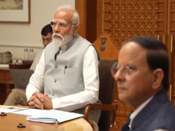 PM Modi chairs high-level meeting to review preparedness for hot weather conditions this summer (Photo/ANI)