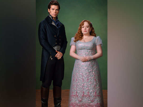 Luke Newton, Nicola Coughlan as Colin and Penelope from 'Bridgerton' (Image source: Instagram/netflix)