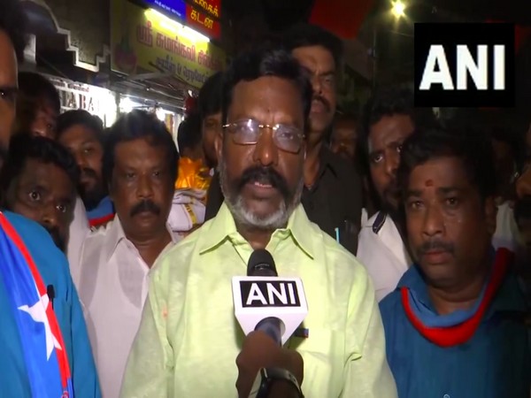 Viduthalai Chiruthaigal Katchi (VCK) chief Thol Thirumavalavan. (Photo/ANI)